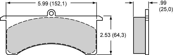 Pad Set, BP-20, 7525